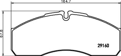 HELLA PAGID 8db355005401 -  Комплект тормозных колодок, дисковый тормоз